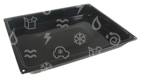 plech pečicí MORA / GORENJE, hluboký, 364 x 458 x 51 mm